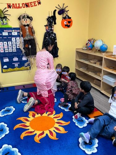 BKMCC Childcare children in North Delta explore Diwali traditions through storytelling.